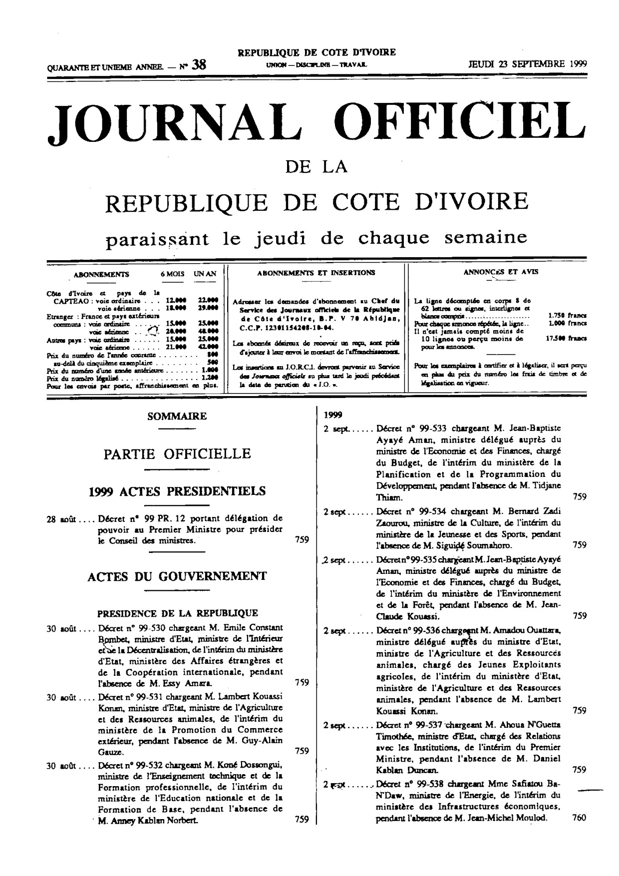 JO 1999-038
