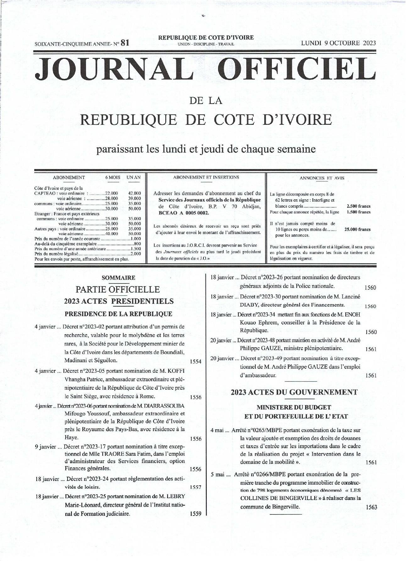 JO 2023-081