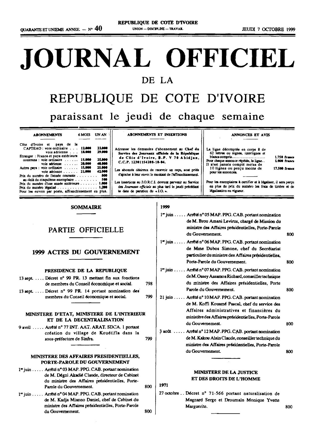 JO 1999-040