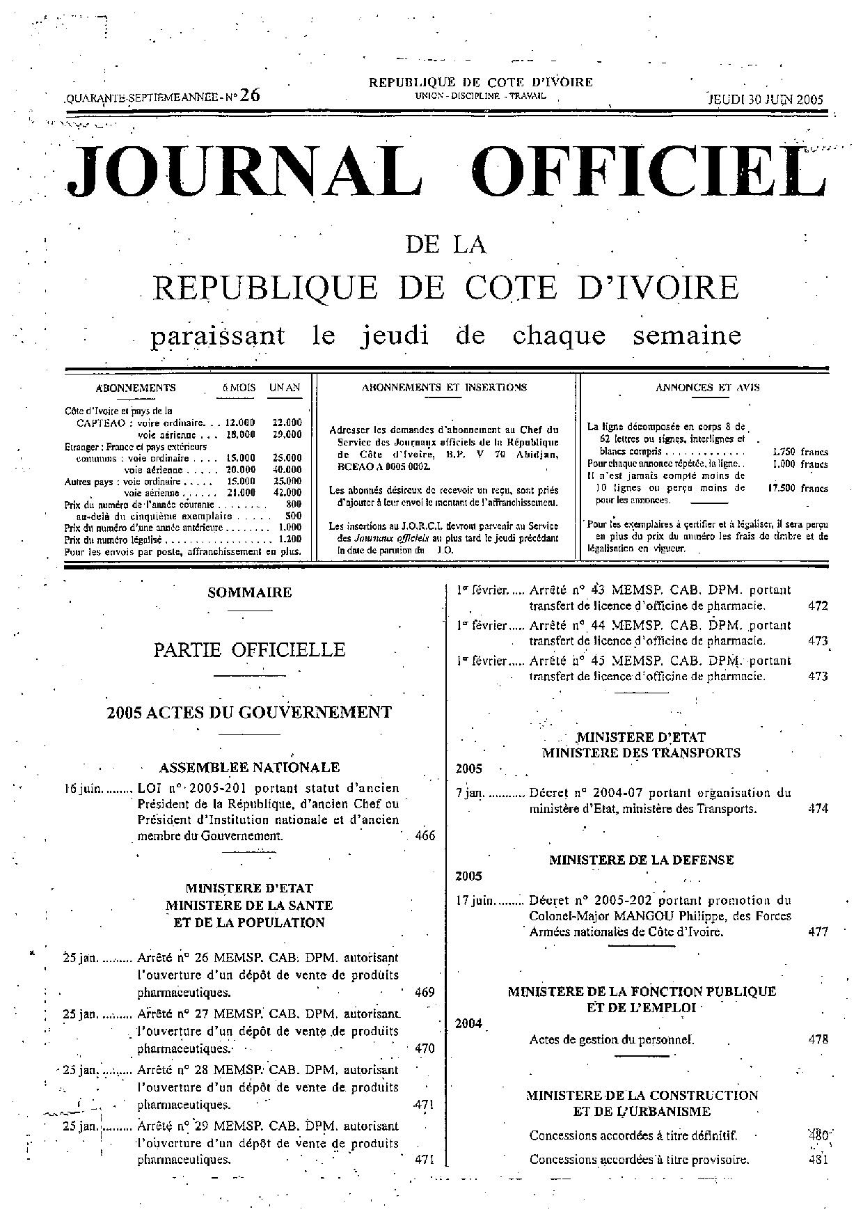 JO 2005-026