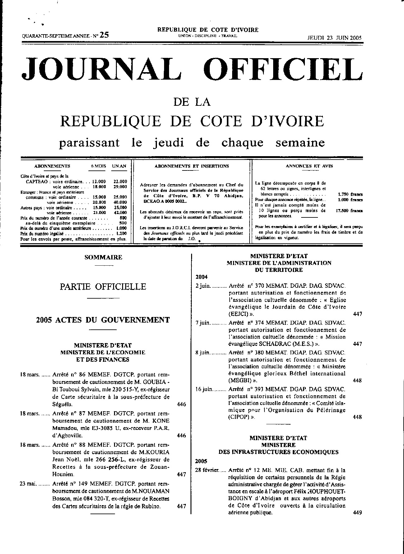 JO 2005-025