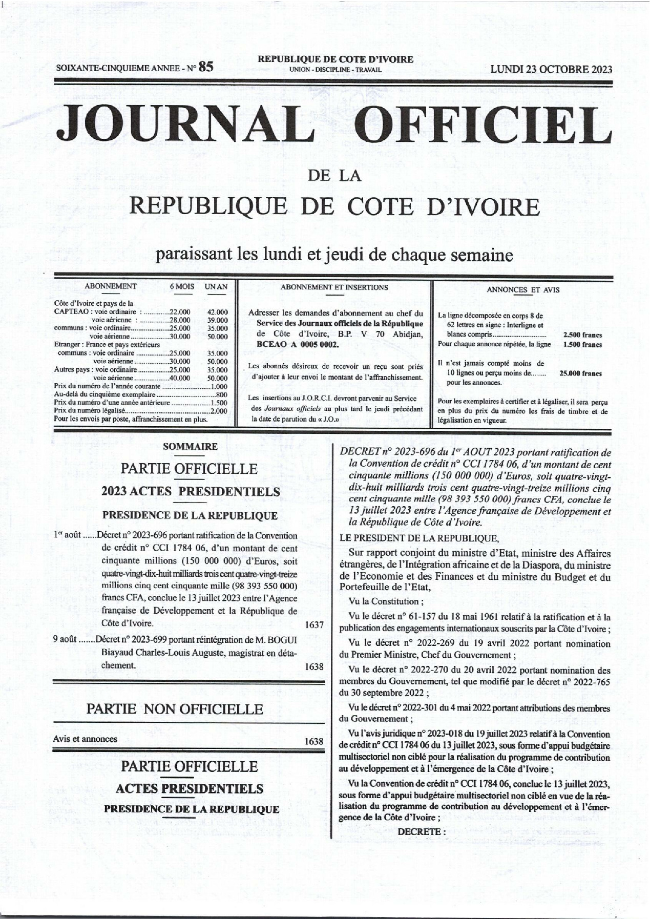 JO 2023-085