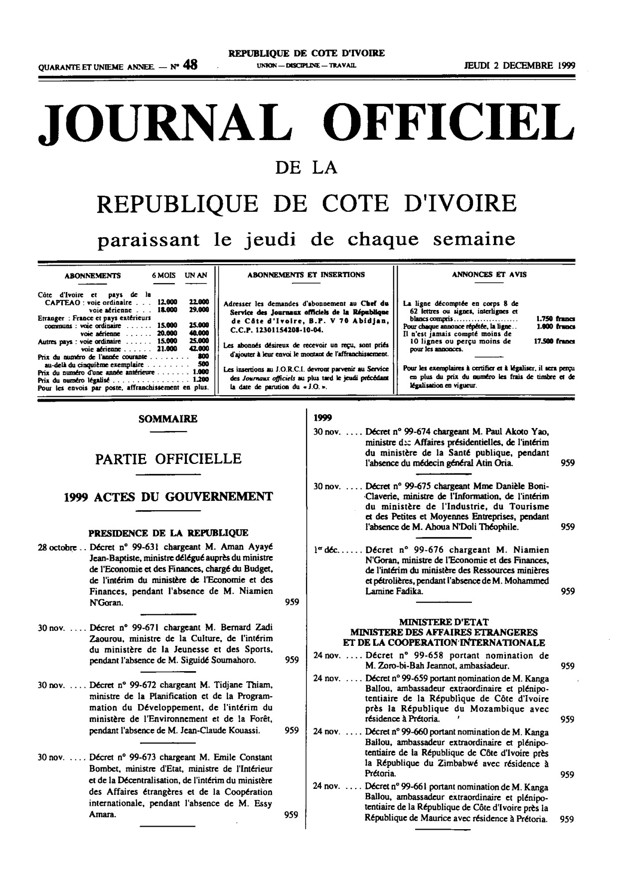 JO 1999-048