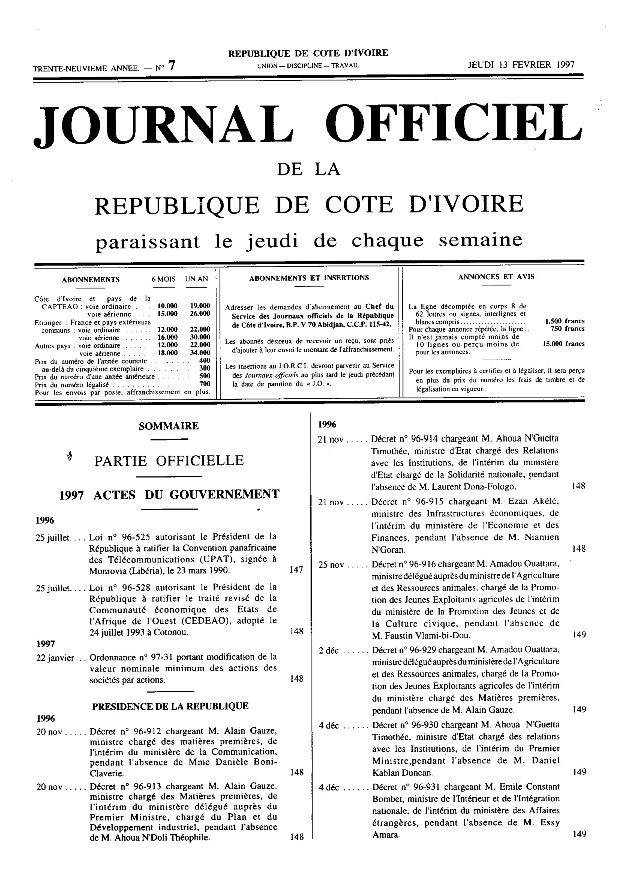 JO 1997-007