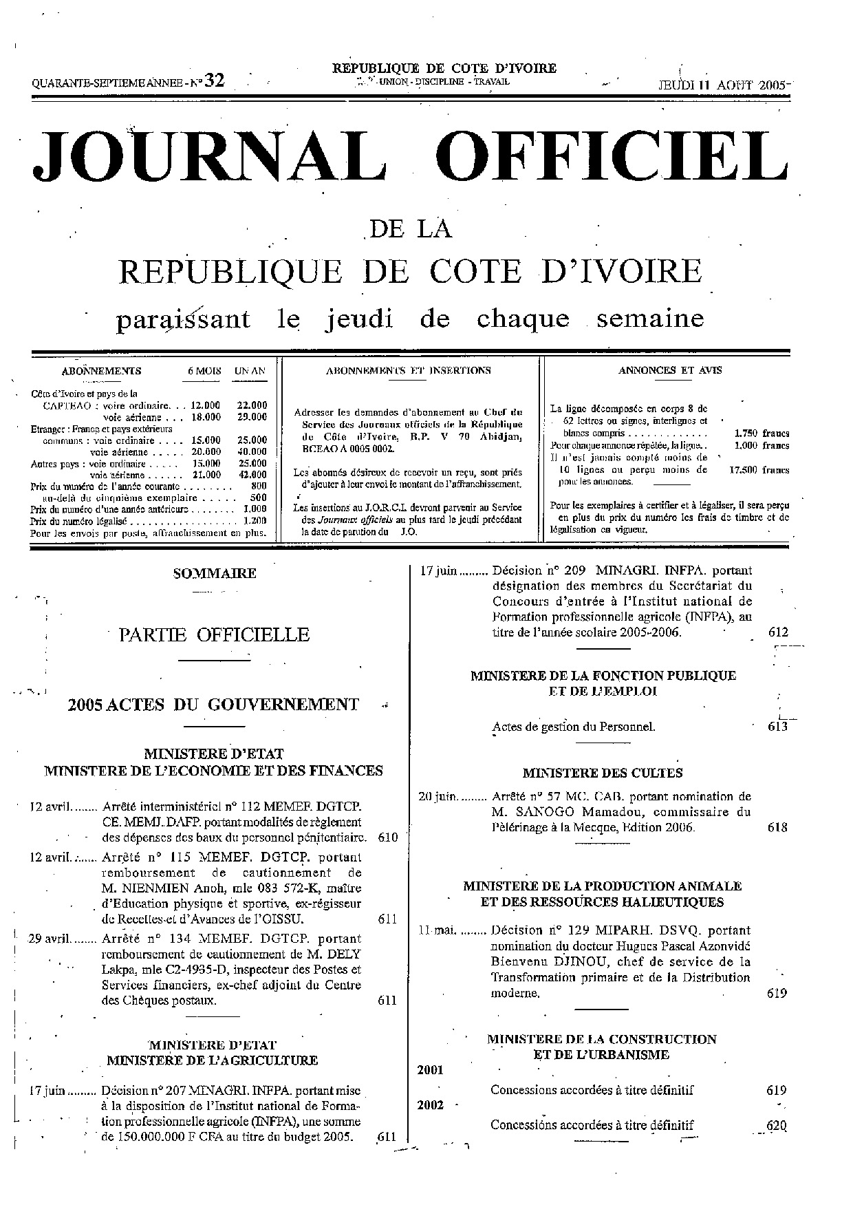 JO 2005-032
