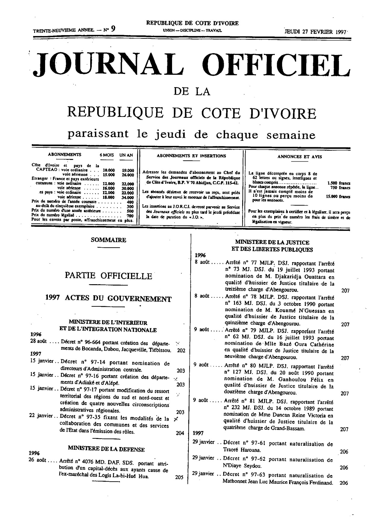 JO 1997-009