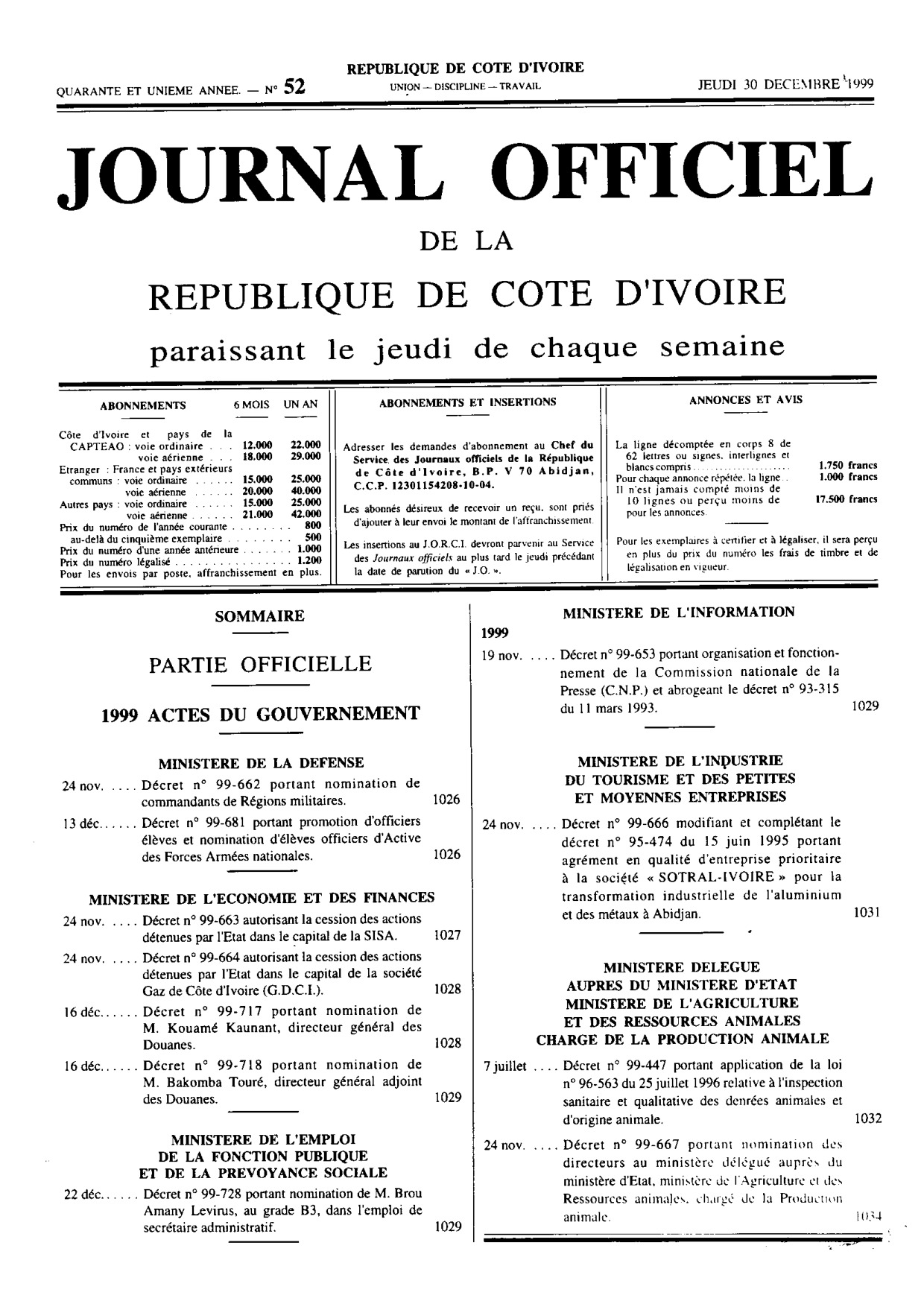 JO 1999-052