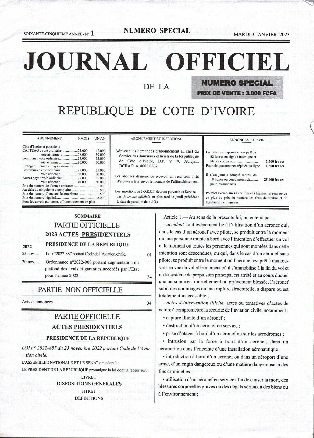 JO 2023-001
