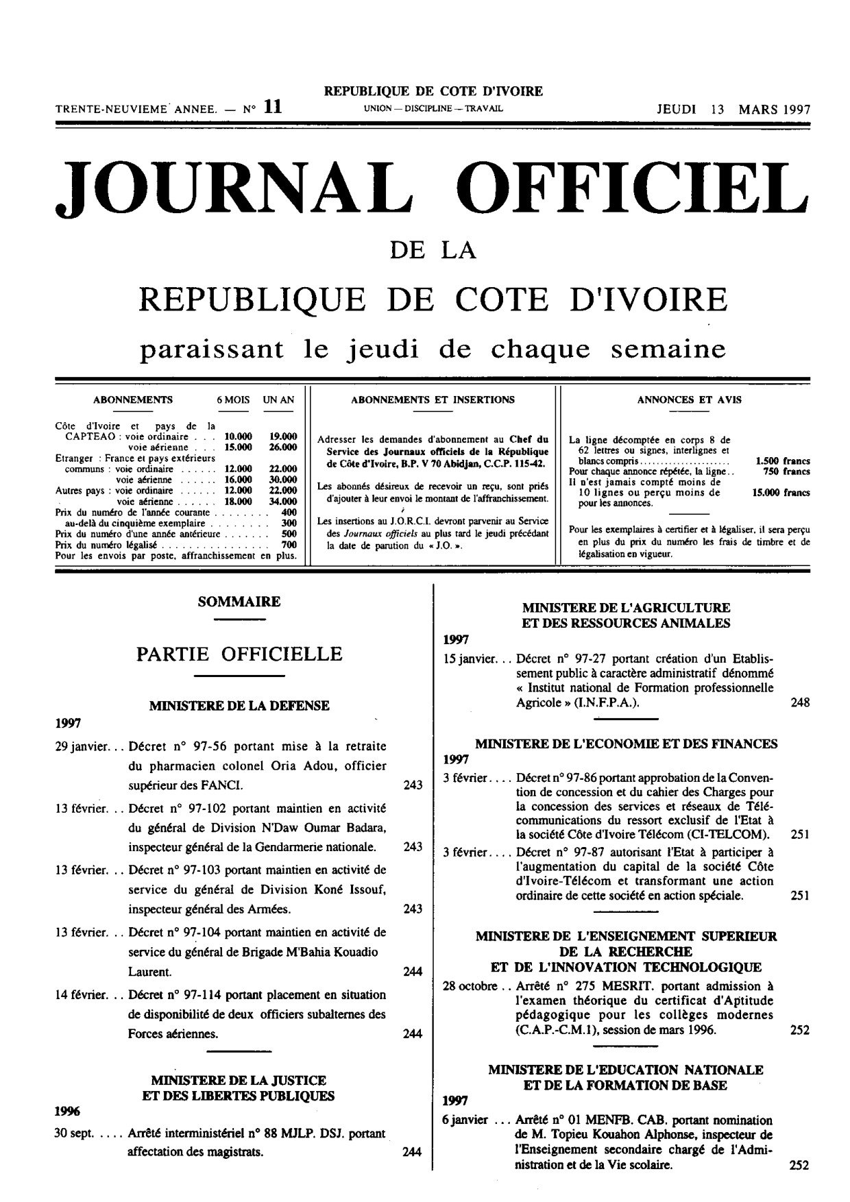 JO 1997-011