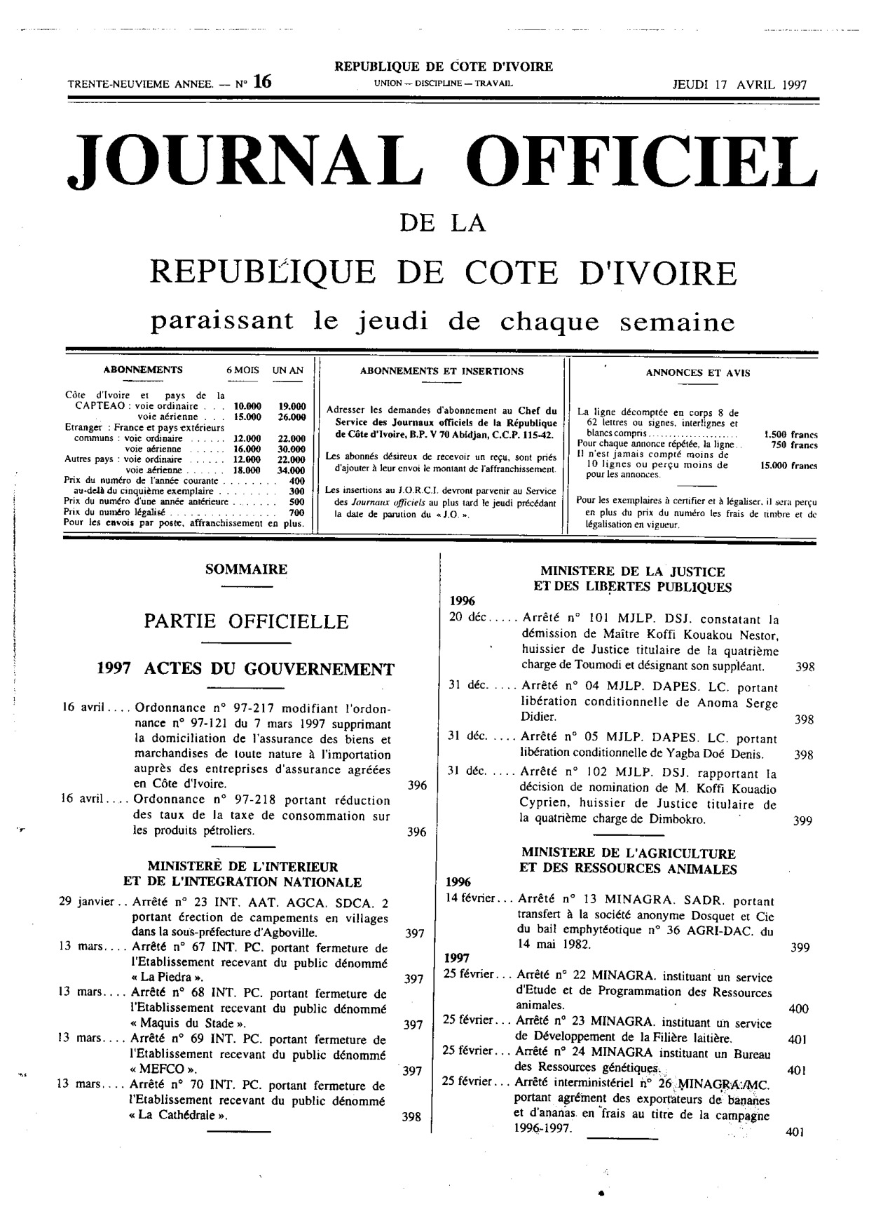 JO 1997-016