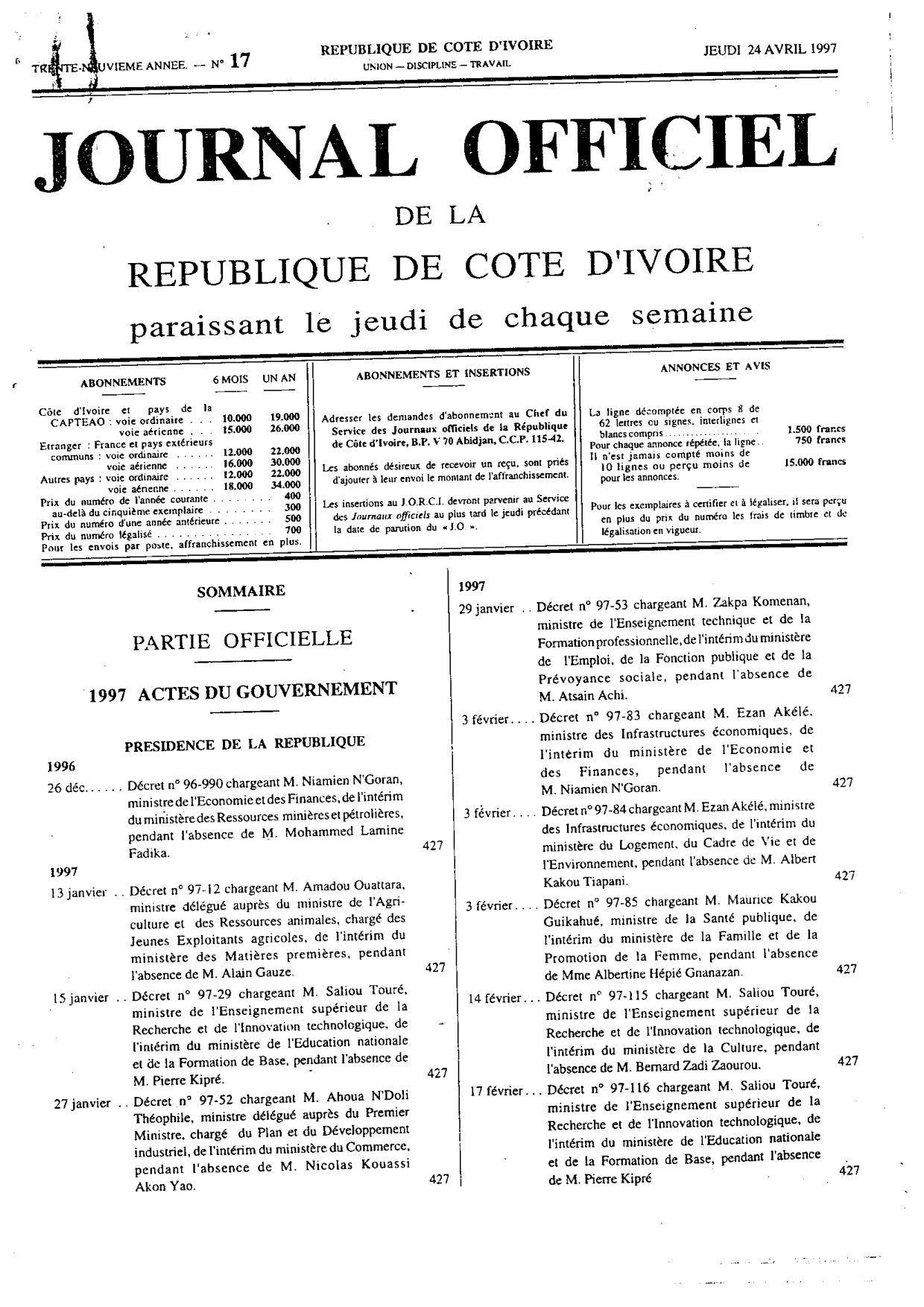 JO 1997-017