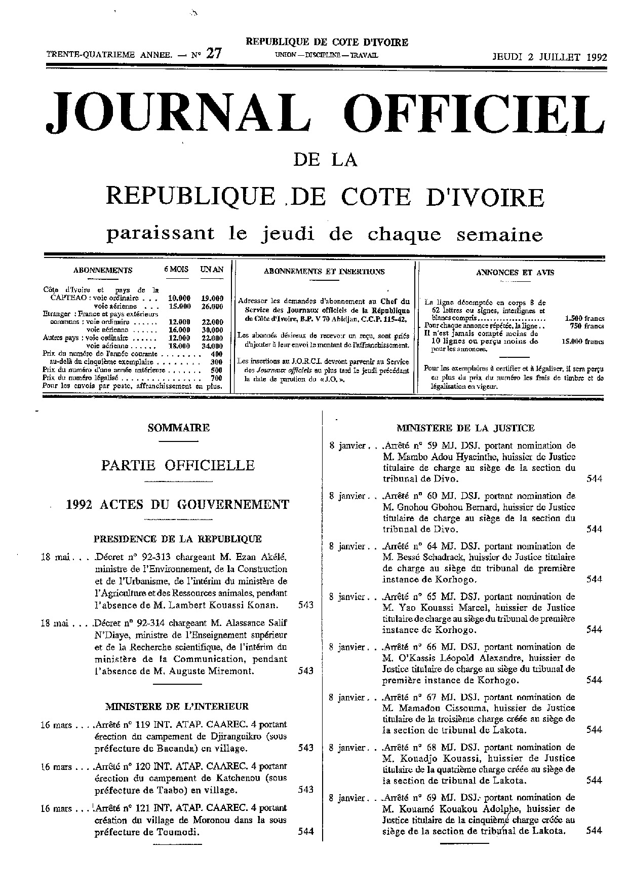 JO 1992-027