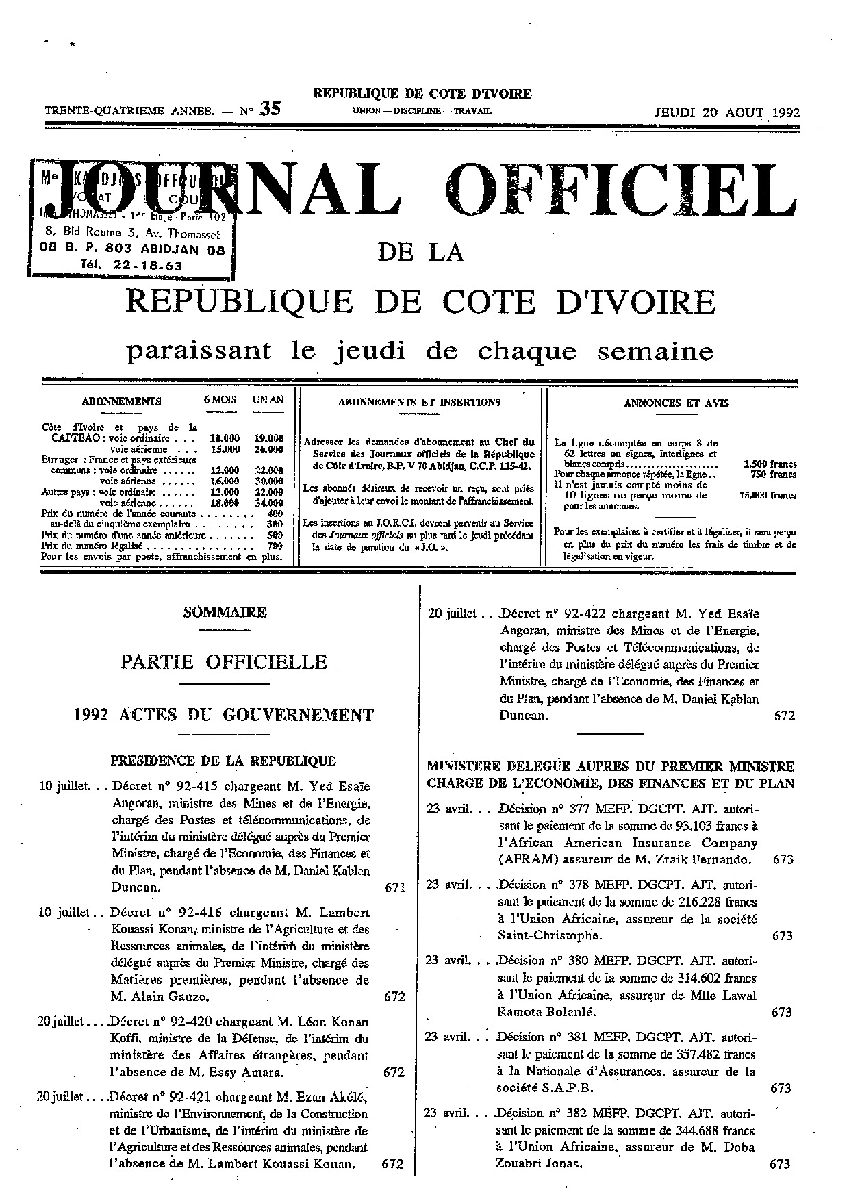 JO 1992-035