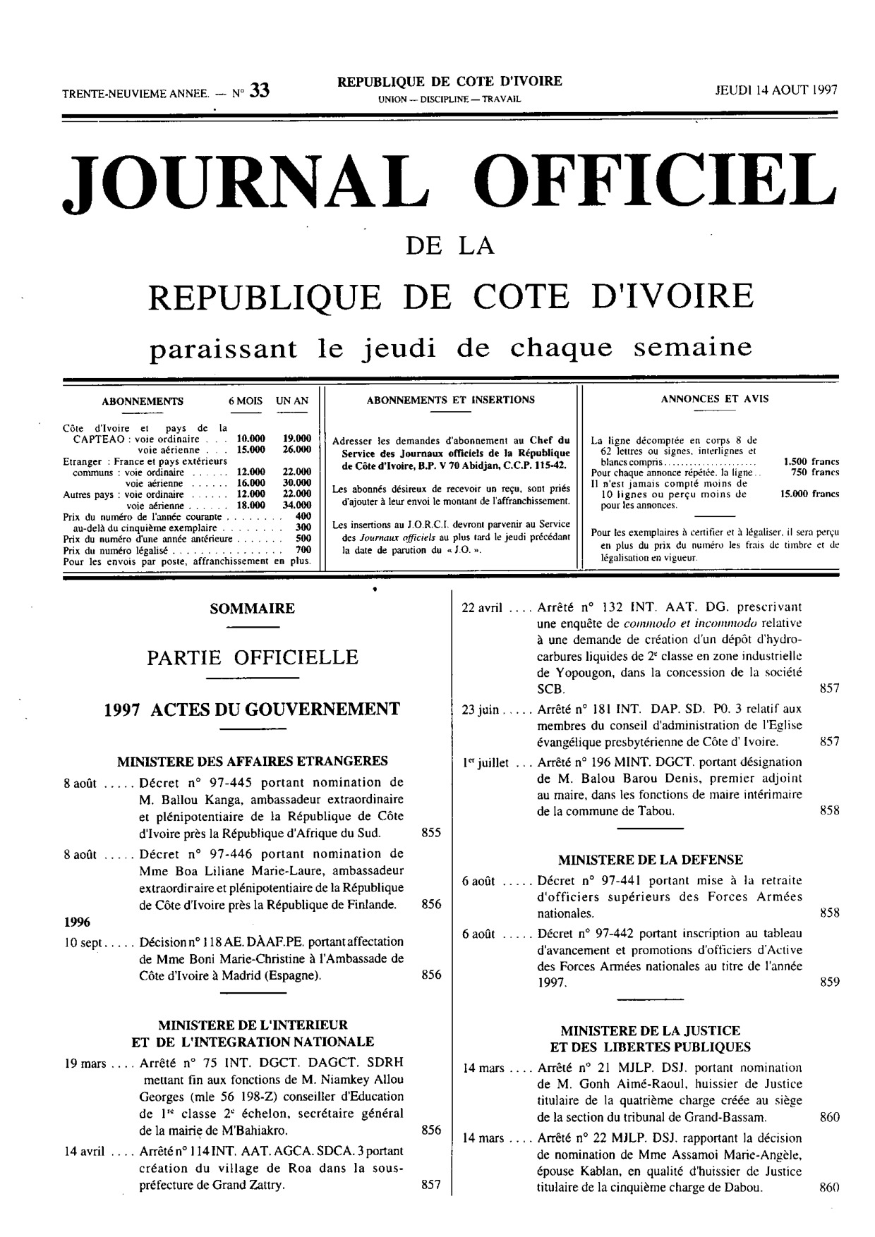 JO 1997-033