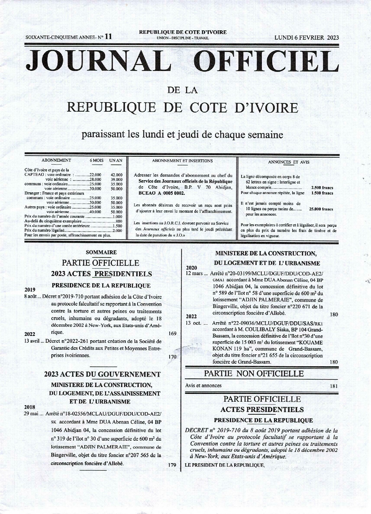 JO 2023-011