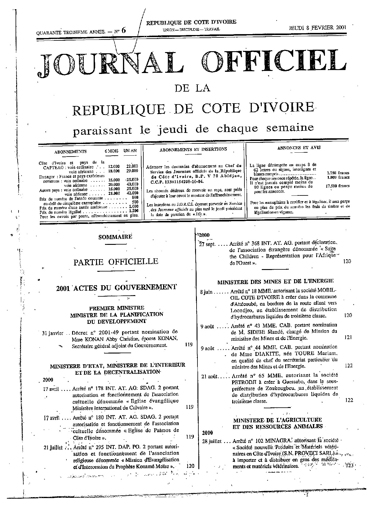 JO 2001-006