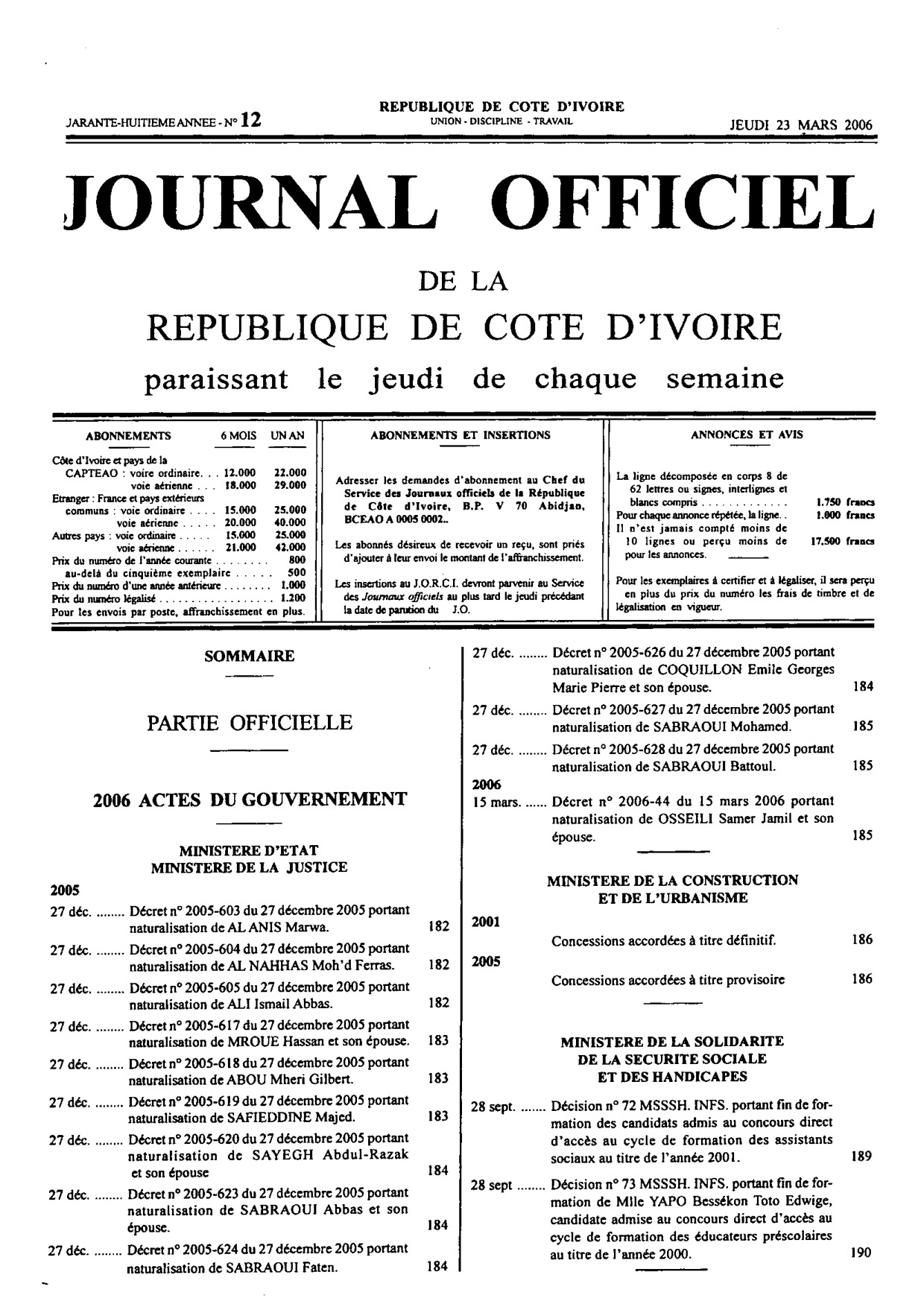 JO 2006-012