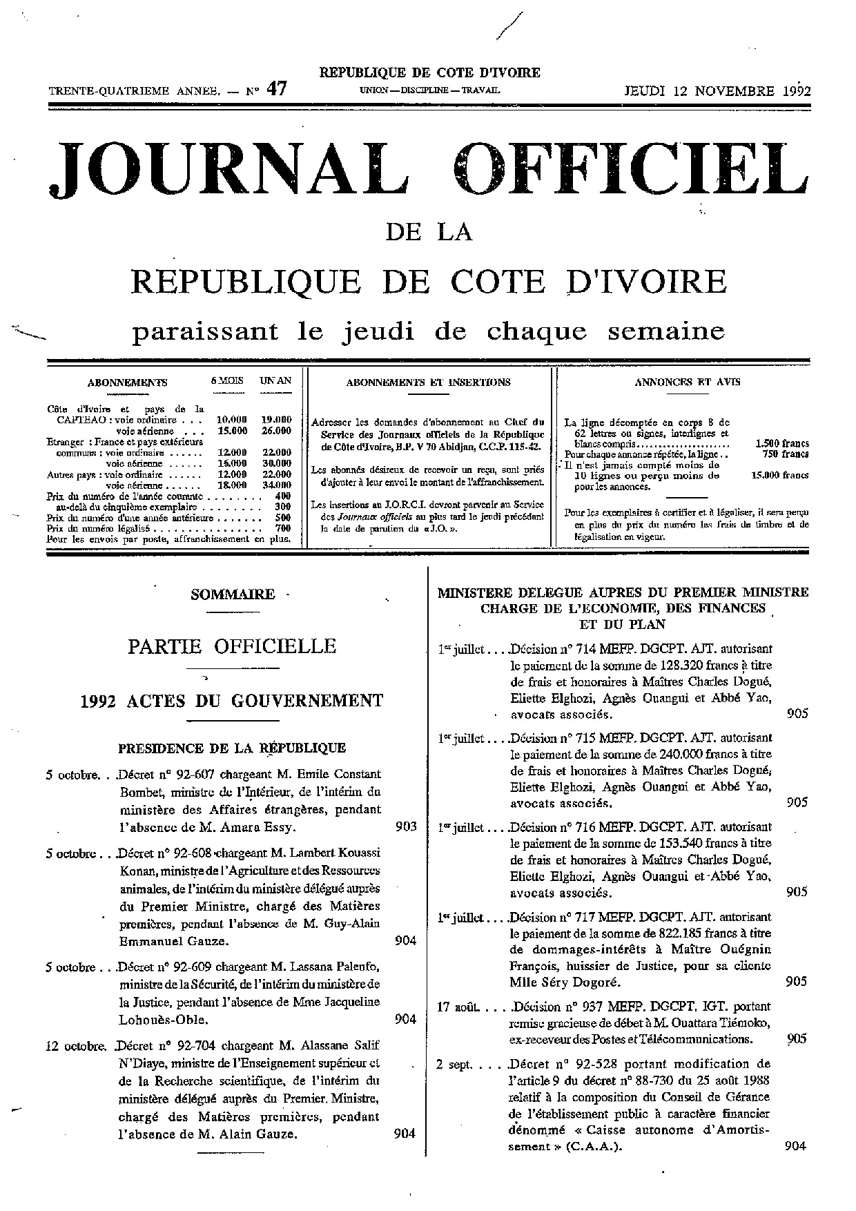 JO 1992-047