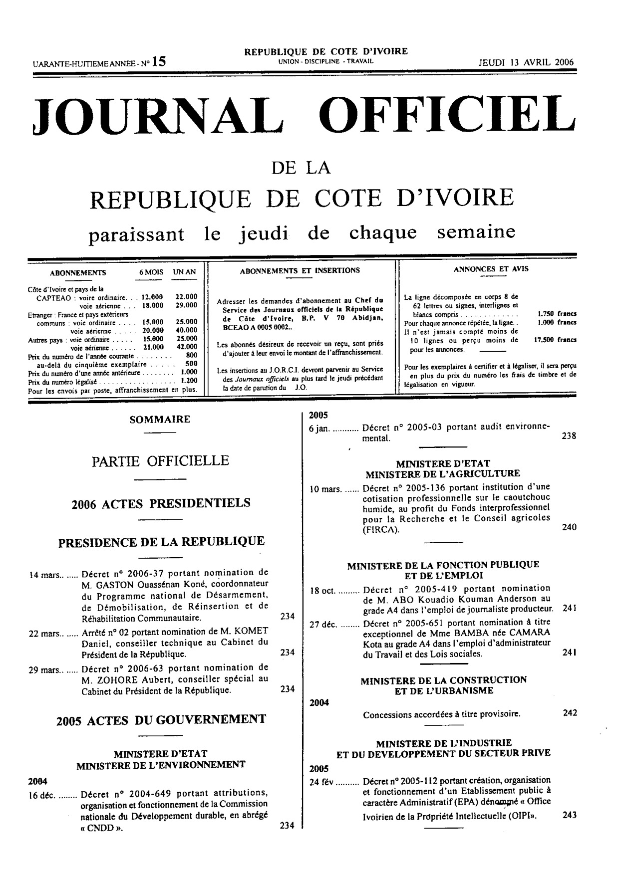 JO 2006-015