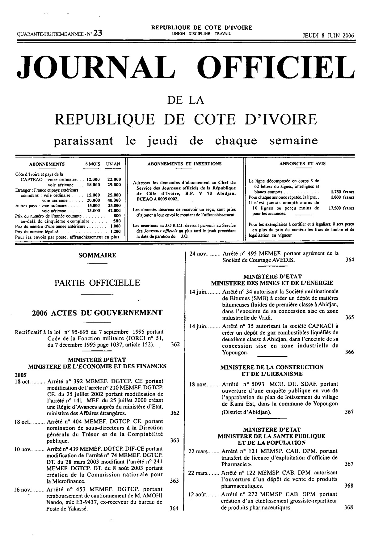 JO 2006-023