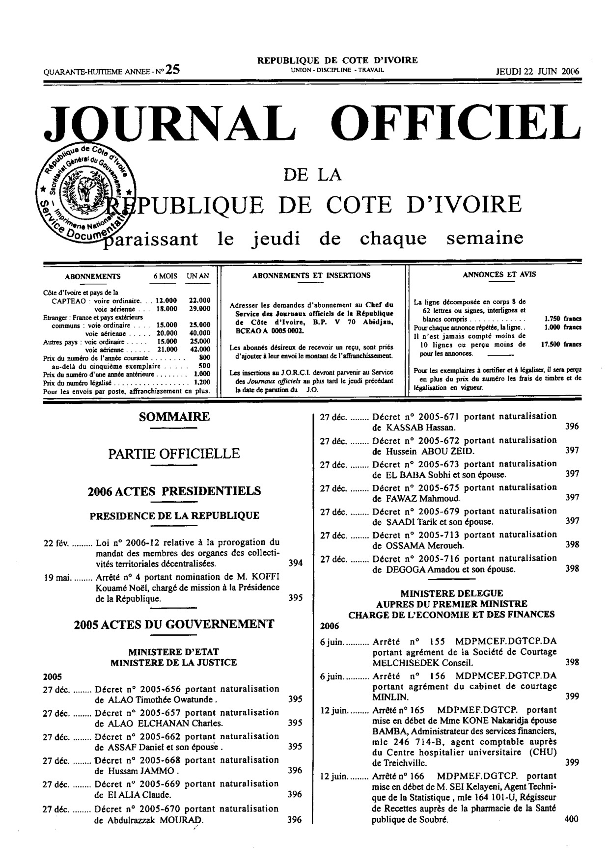 JO 2006-025