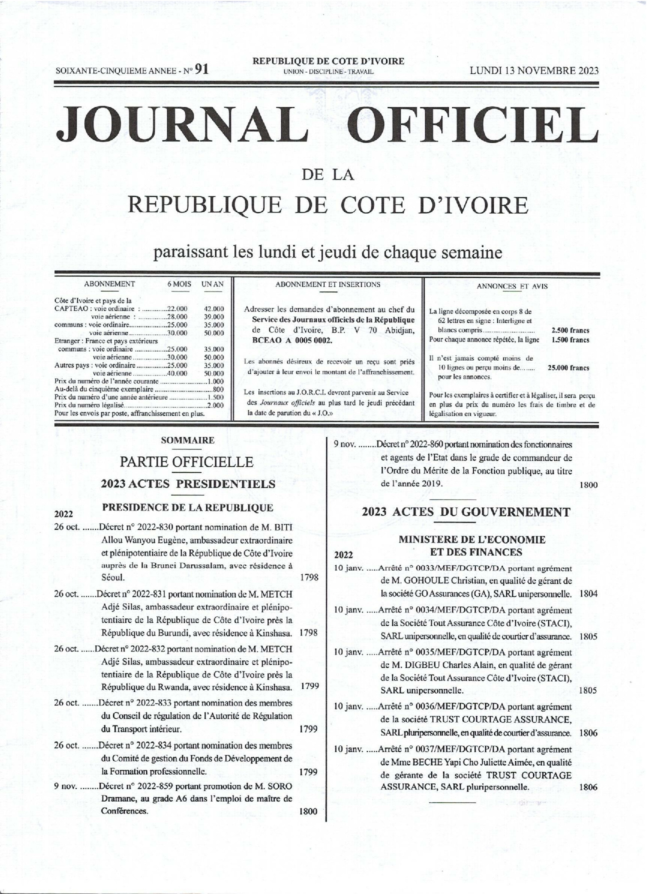 JO 2023-091