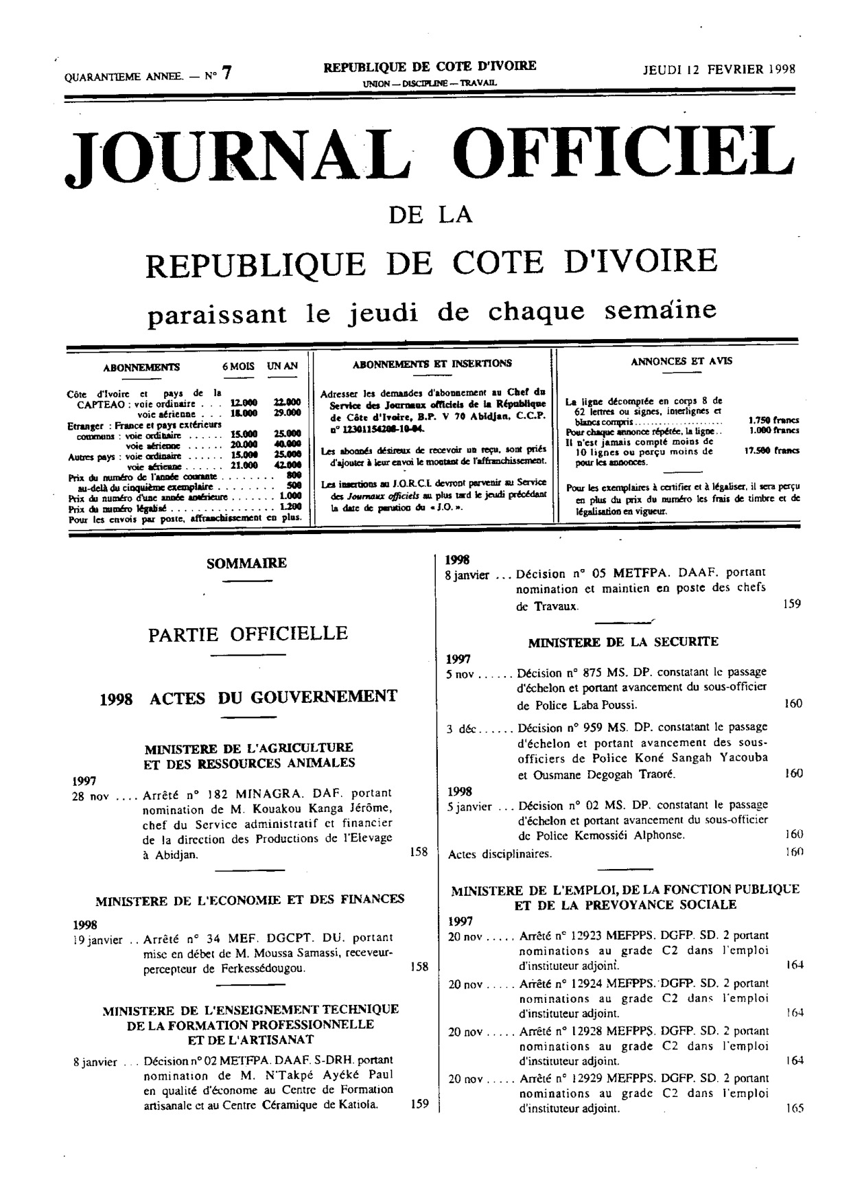 JO 1998-007