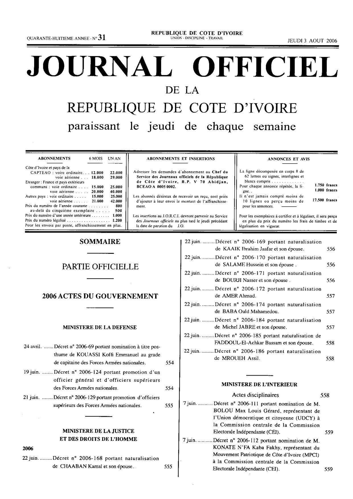 JO 2006-031
