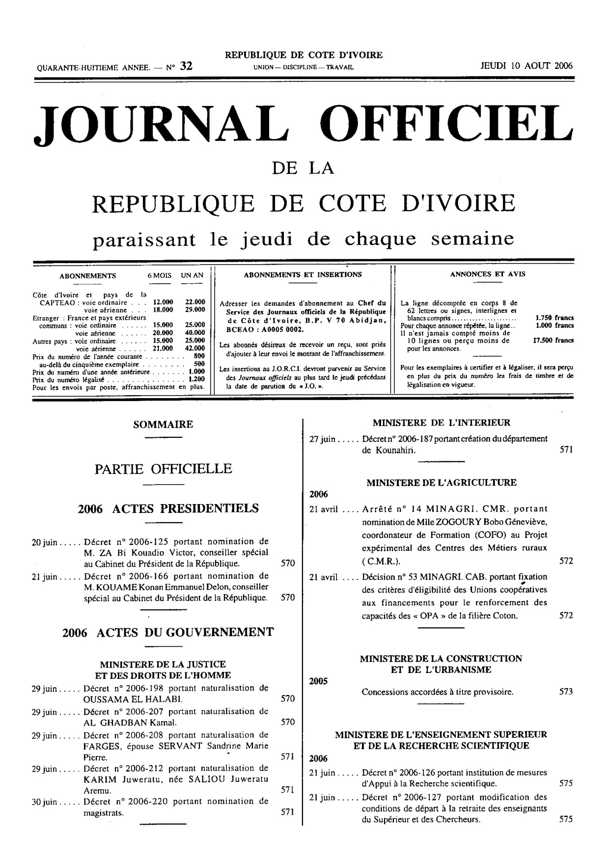 JO 2006-032