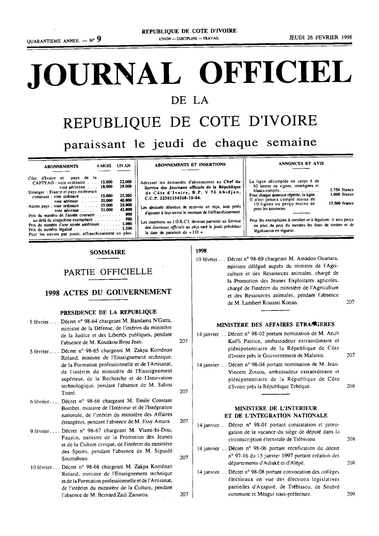 JO 1998-009