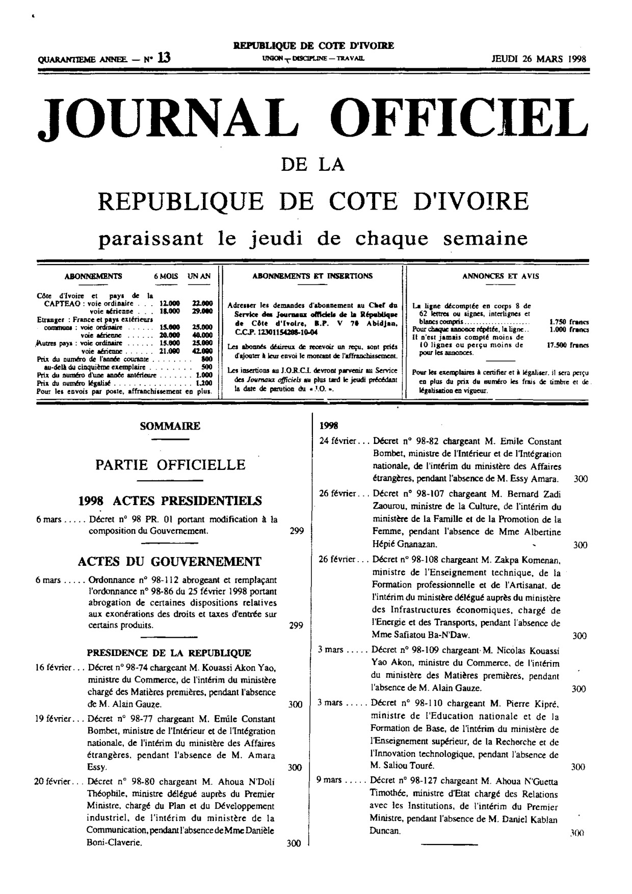 JO 1998-013