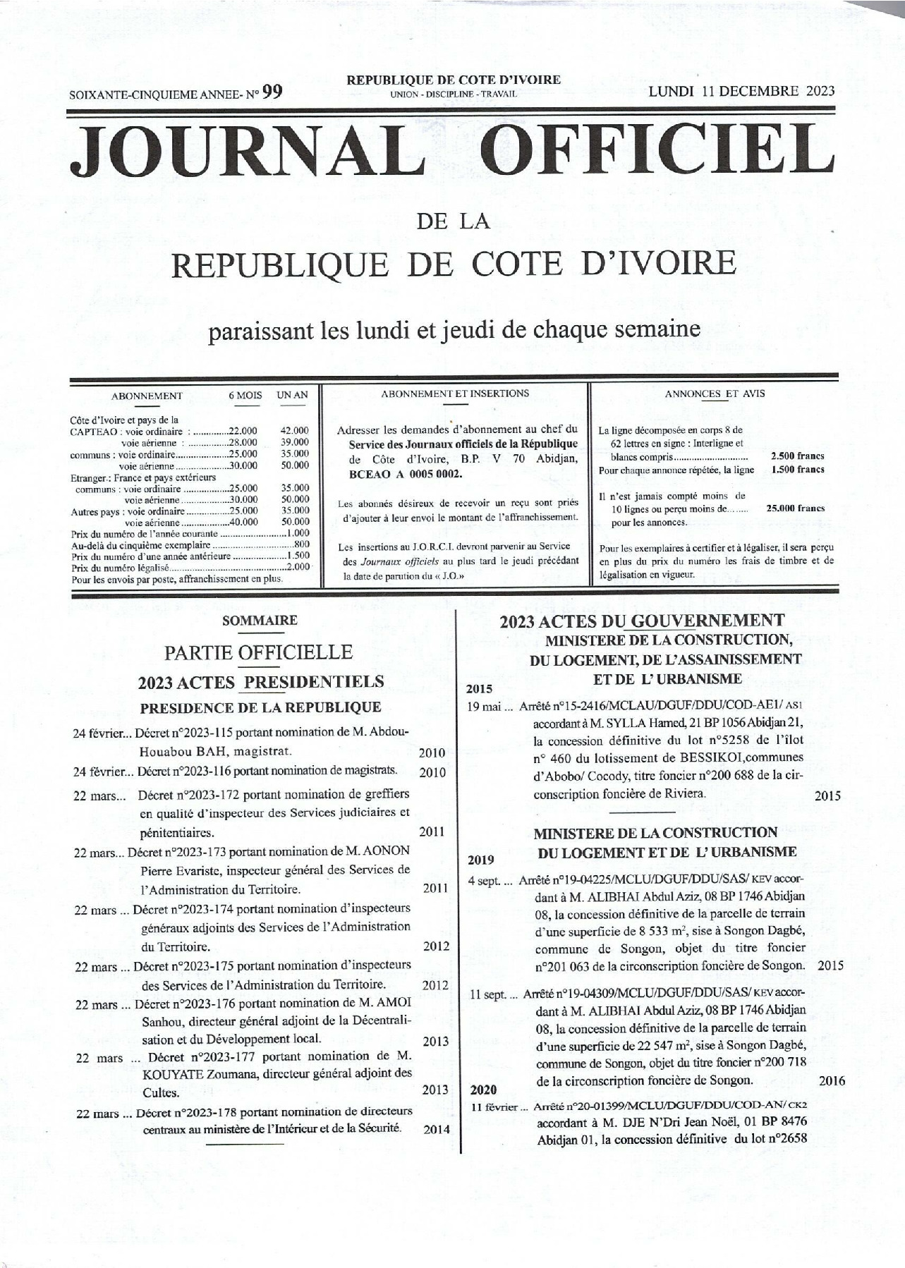 JO 2023-099