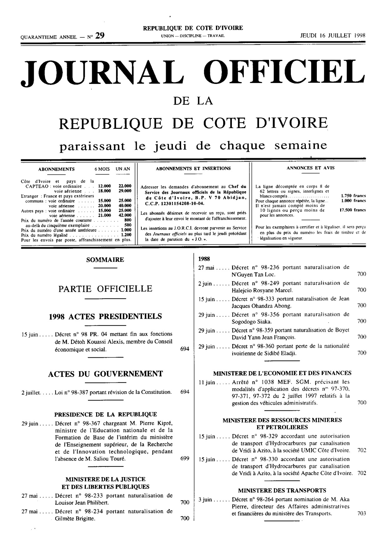 JO 1998-029
