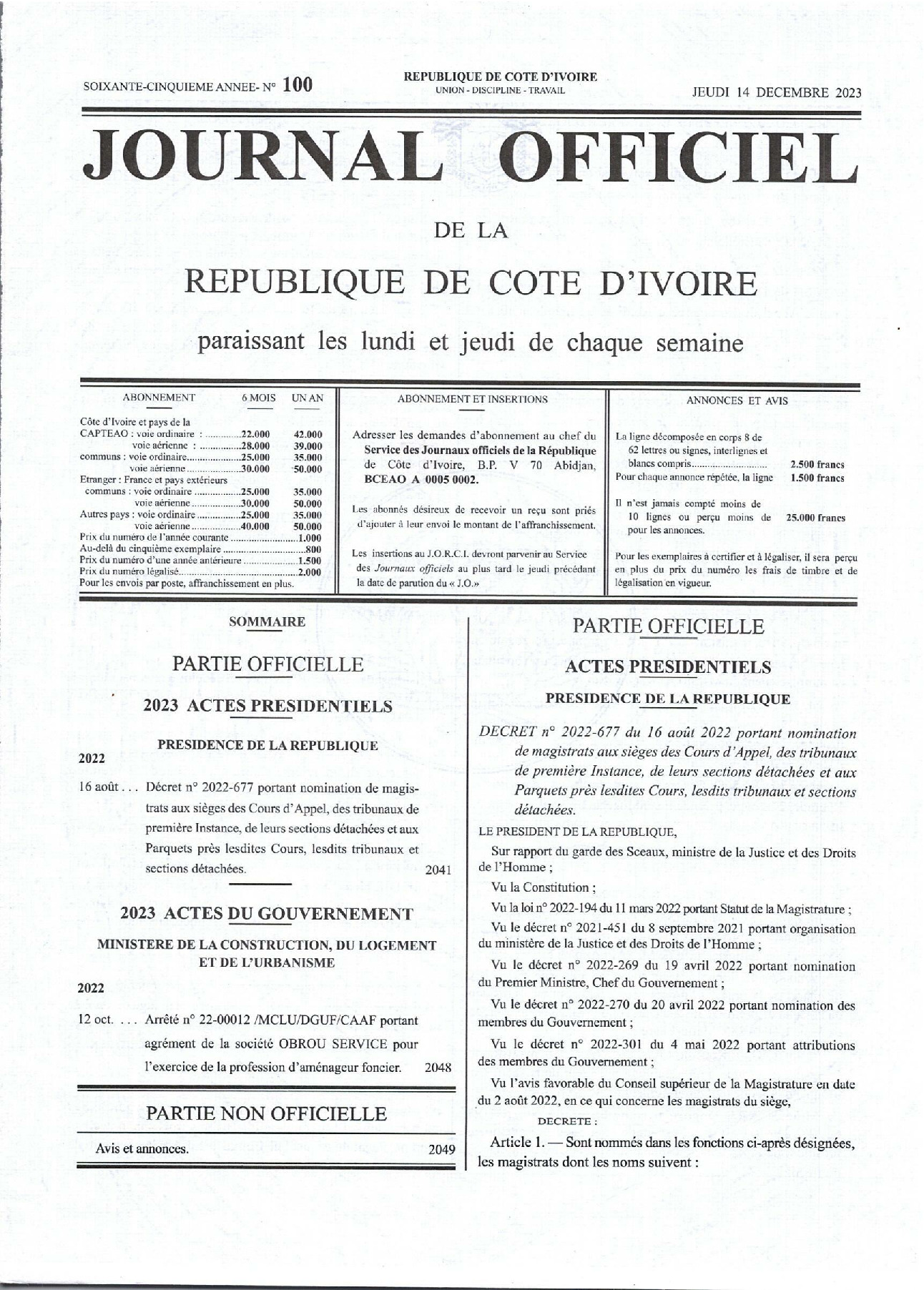 JO 2023-100