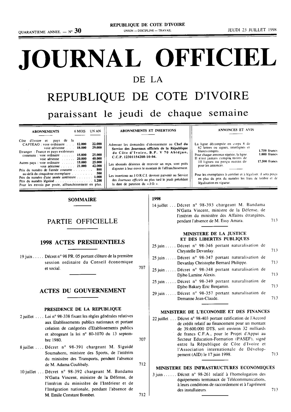 JO 1998-030