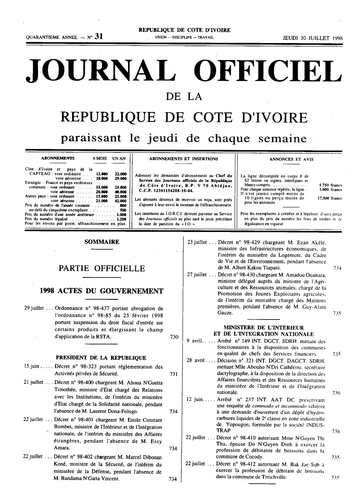 JO 1998-031