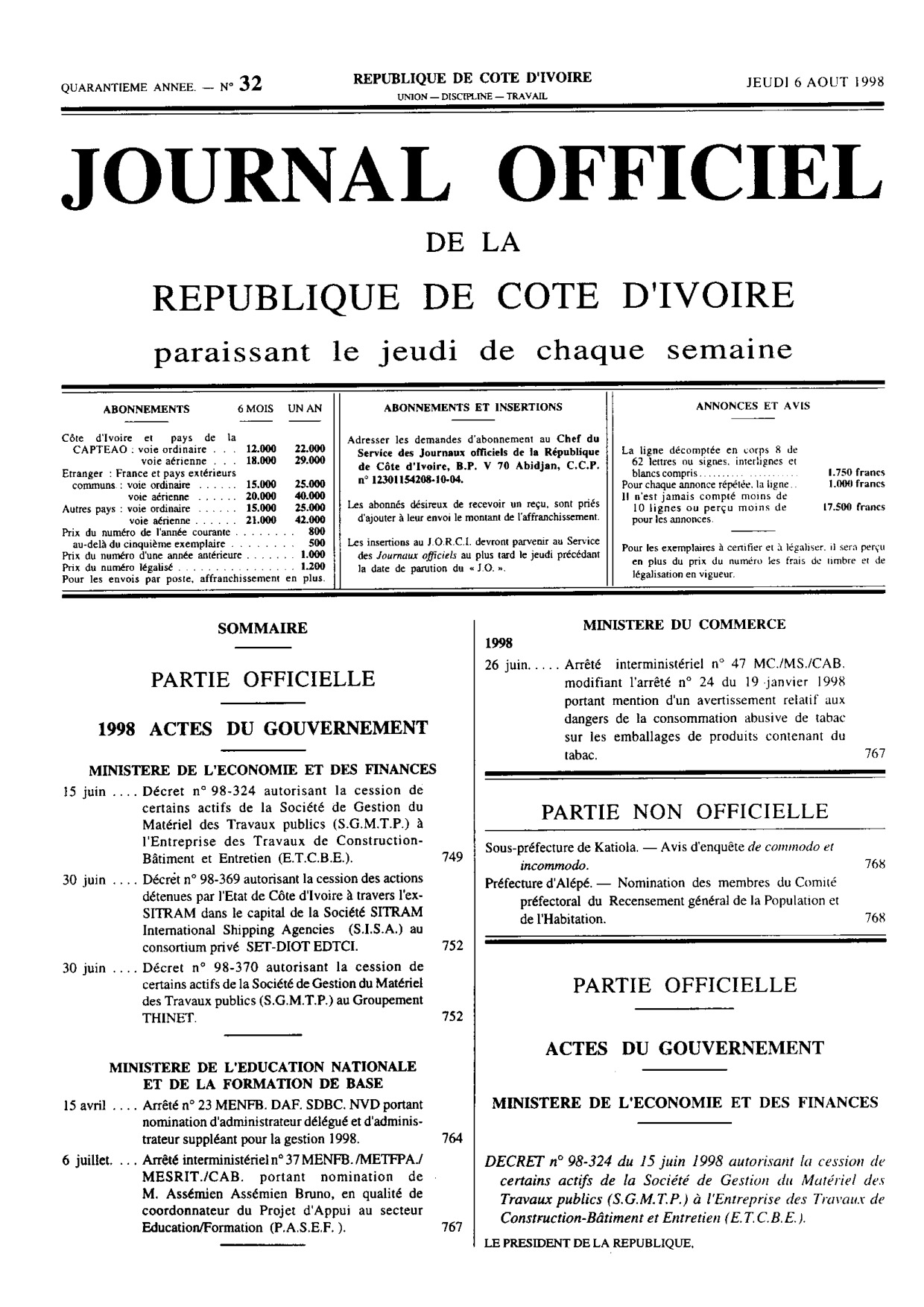 JO 1998-032