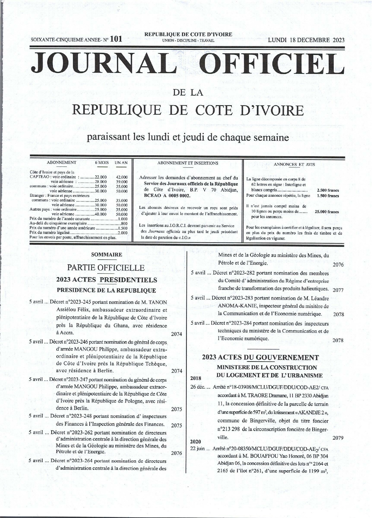 JO 2023-101