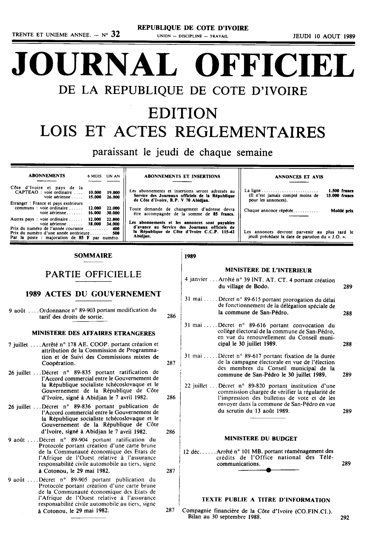 JO 1989-032