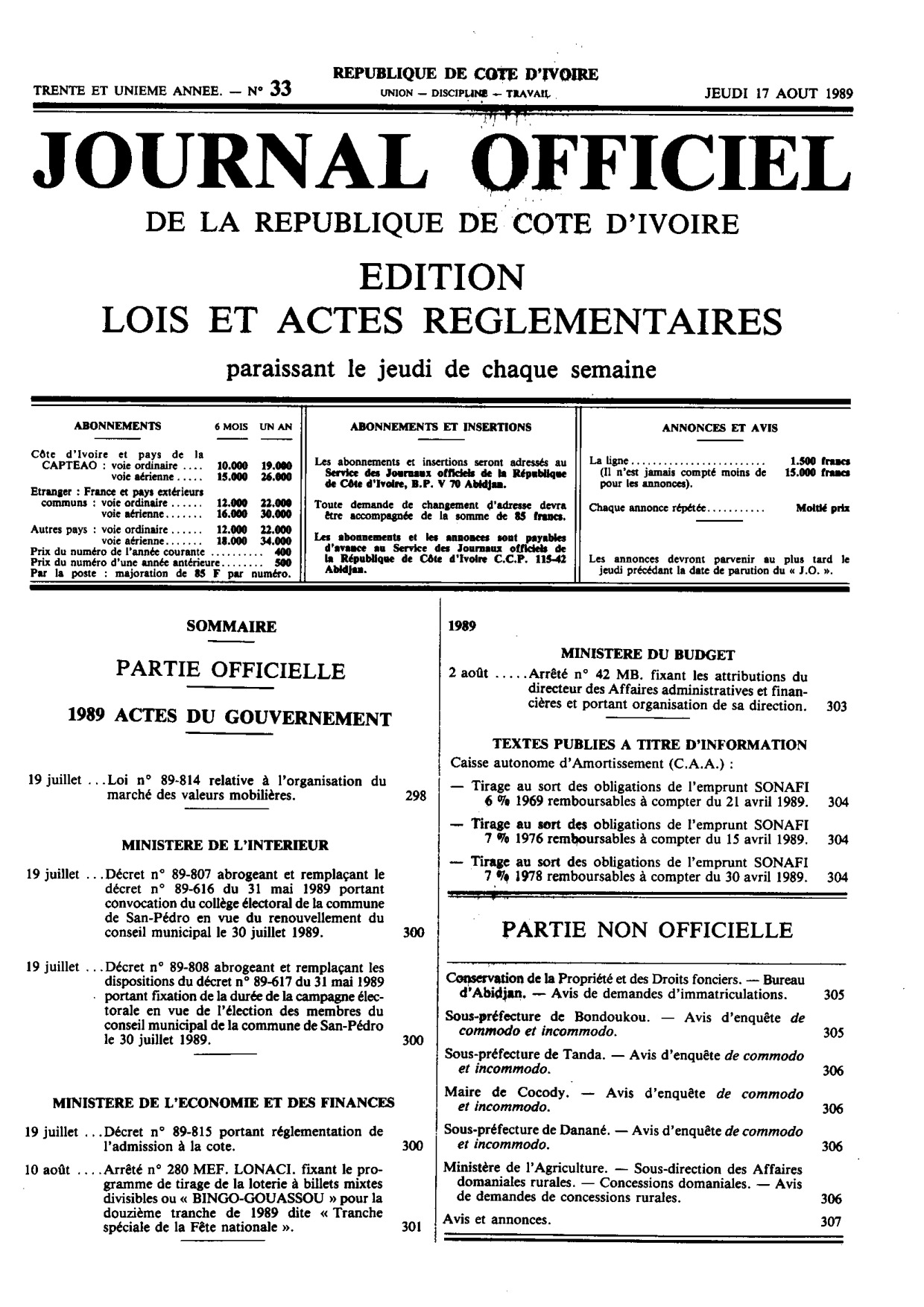 JO 1989-033