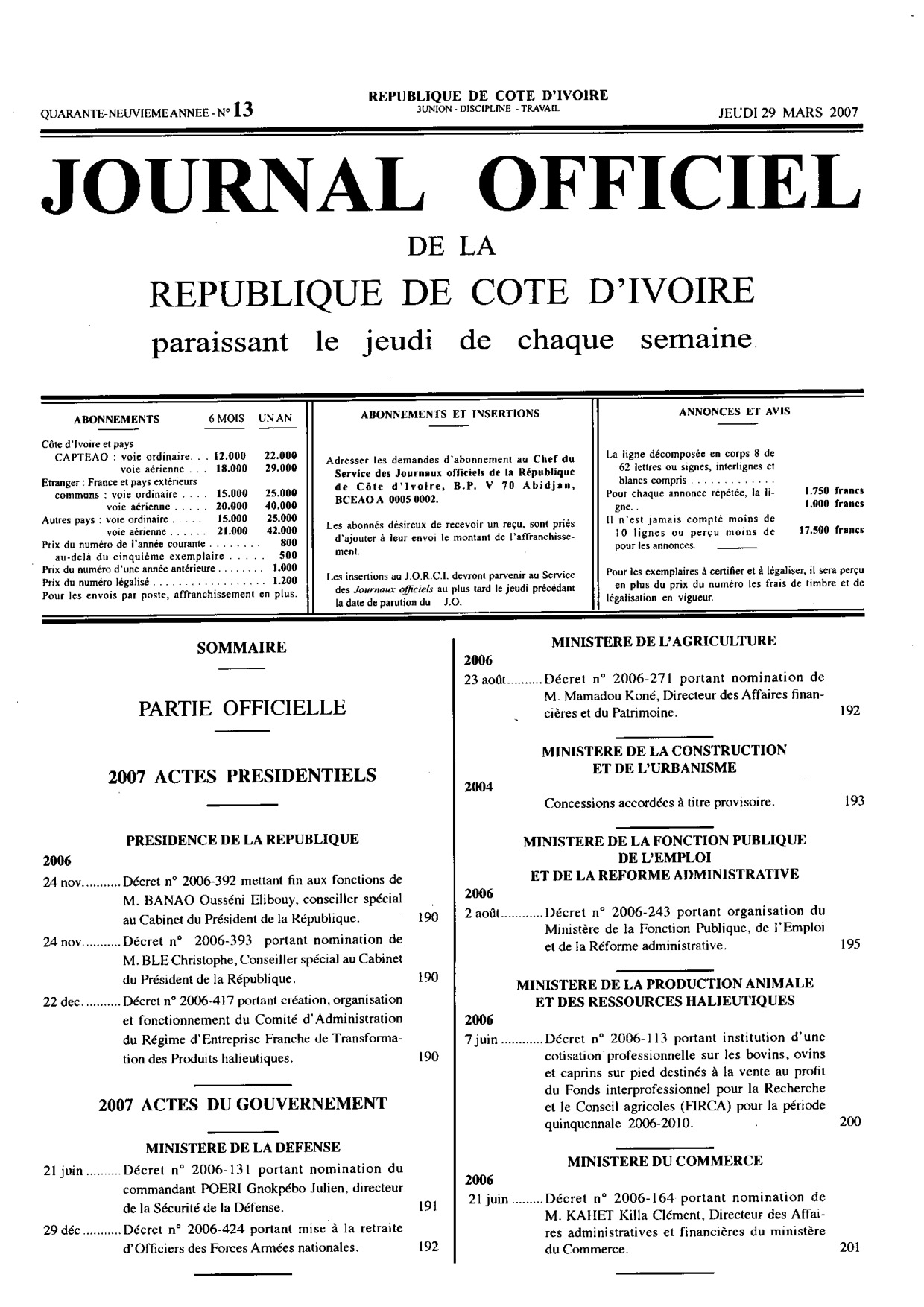 JO 2007-013