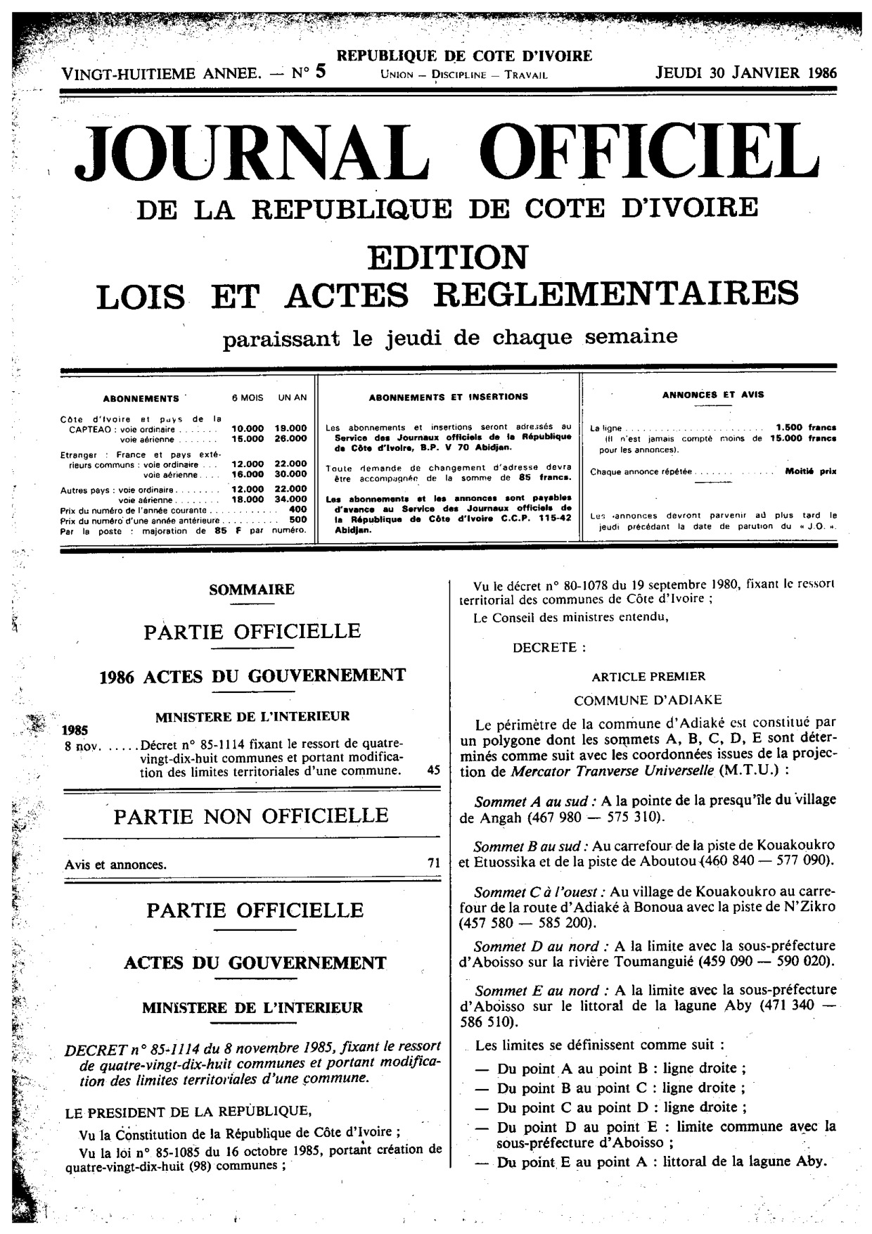 JO 1985-005