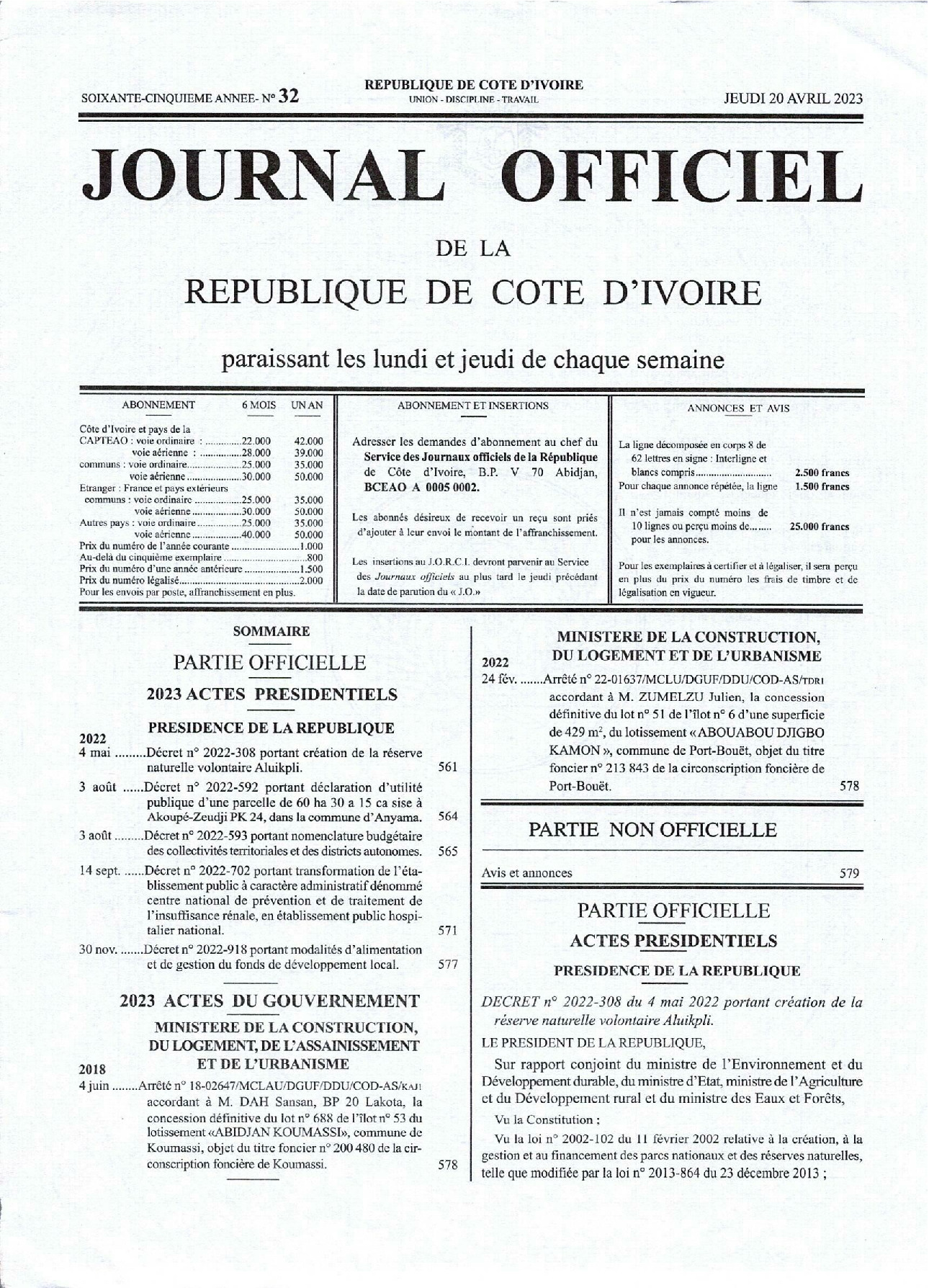 JO 2023-032