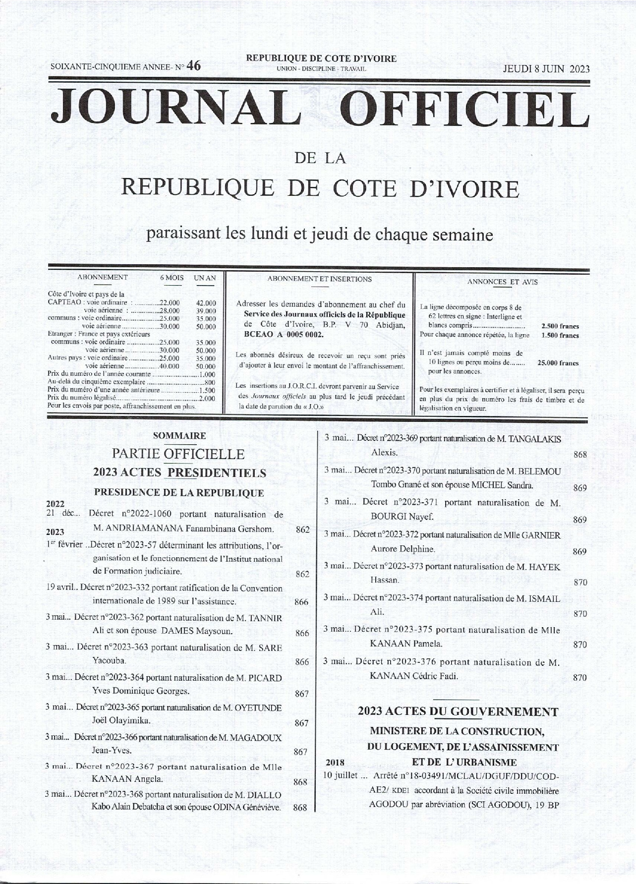 JO 2023-046