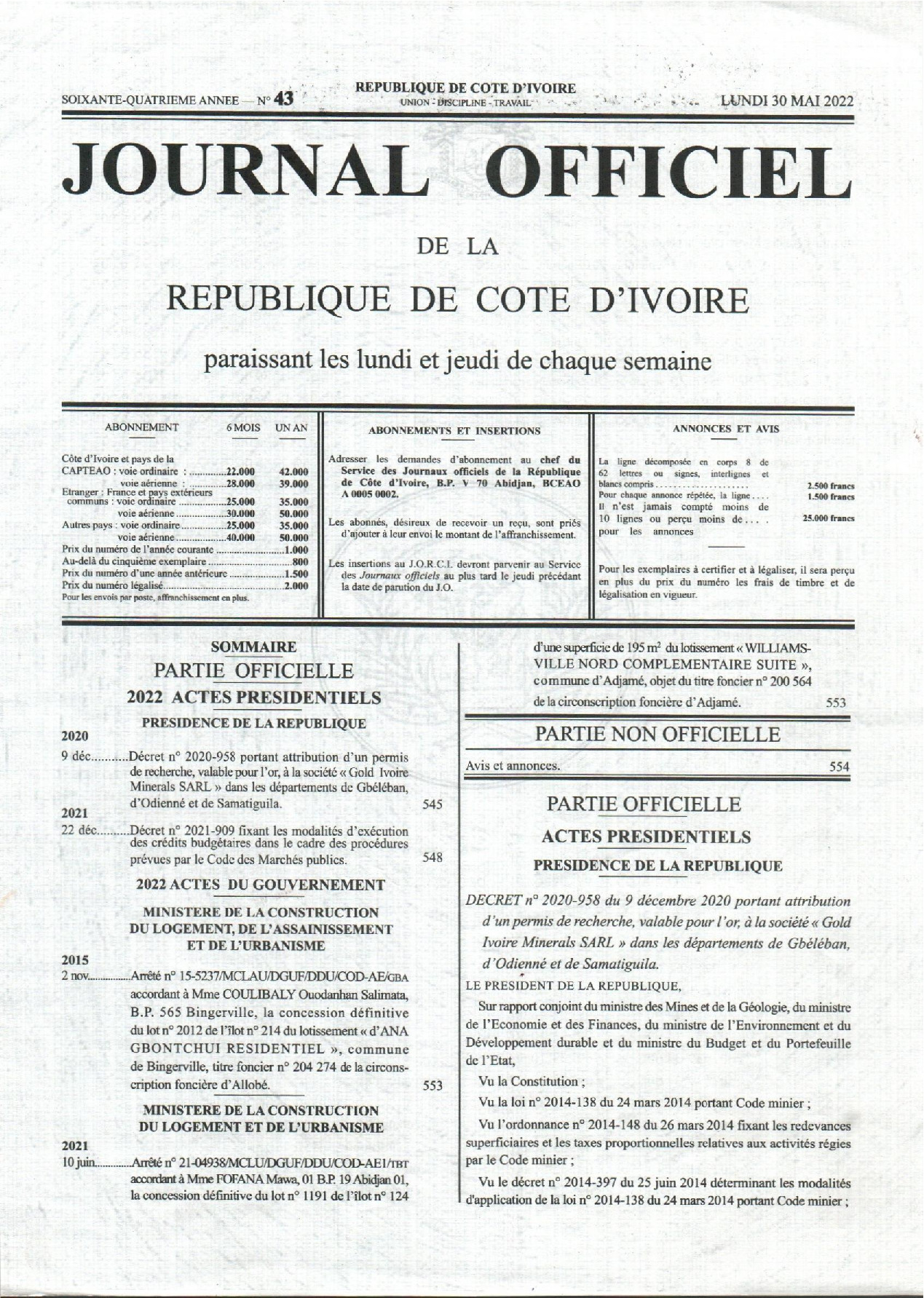 JO 2022-043