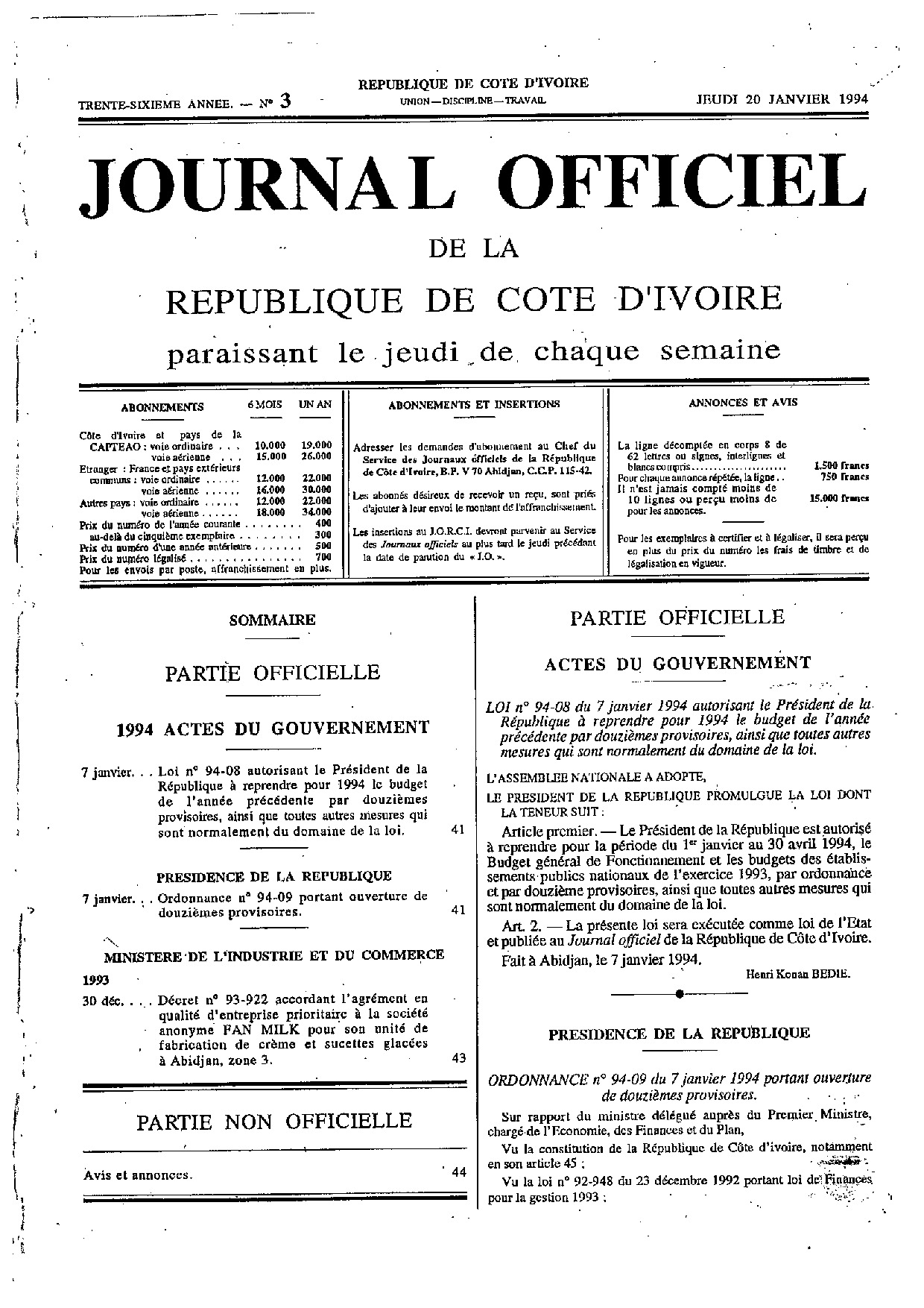 JO 1994-003