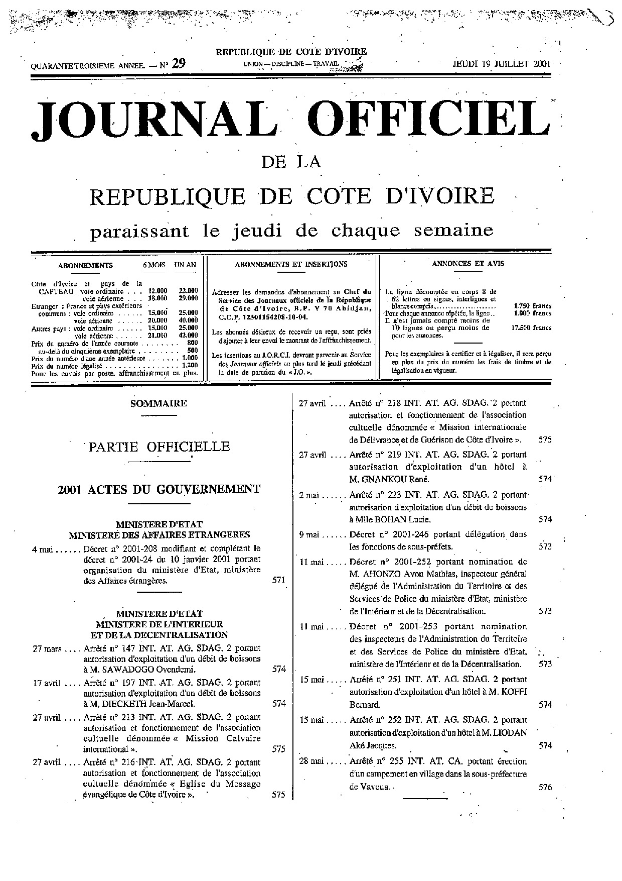 JO 2001-029