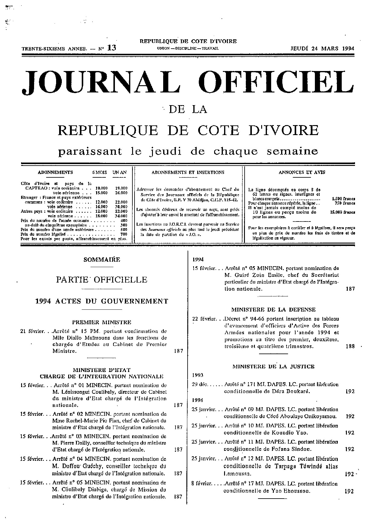 JO 1994-013
