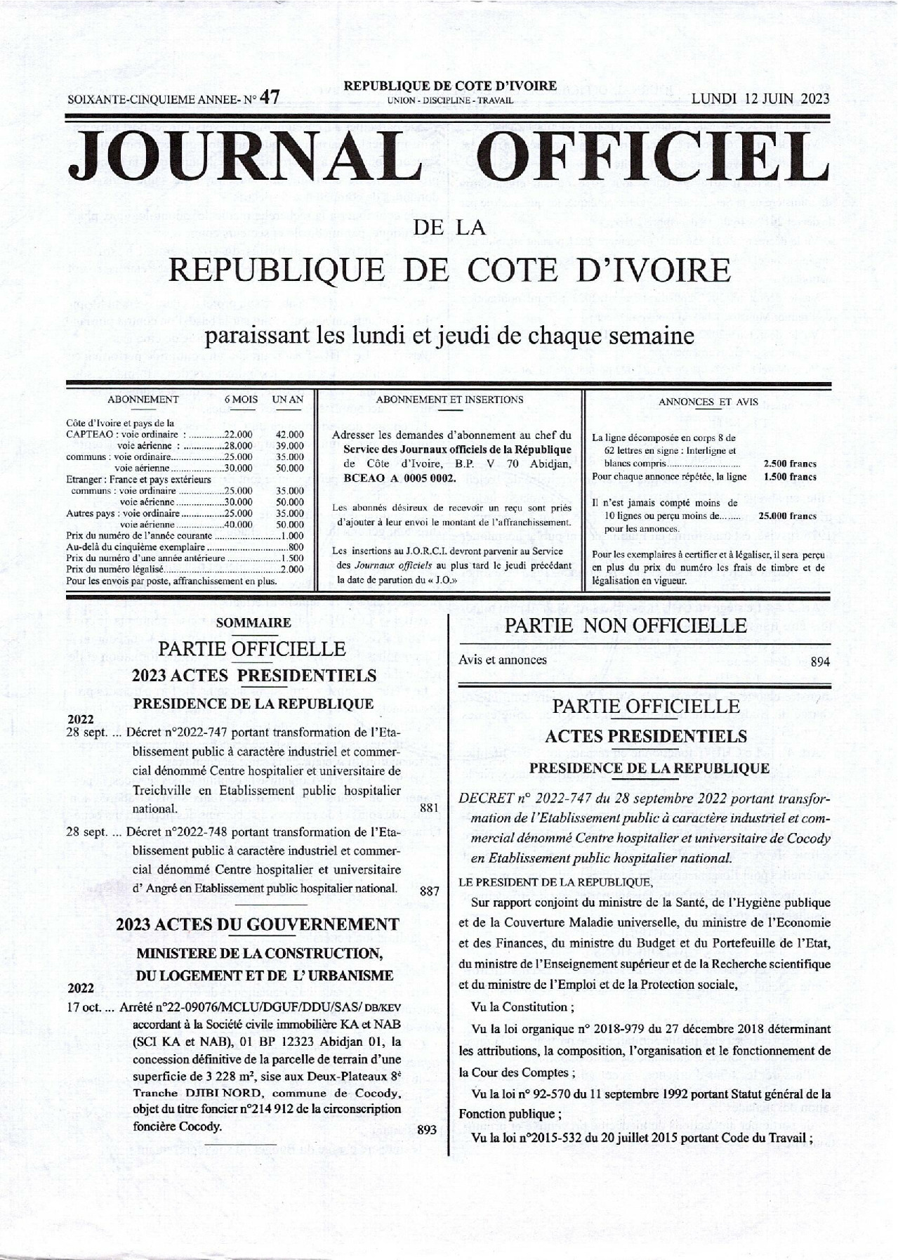 JO 2023-047
