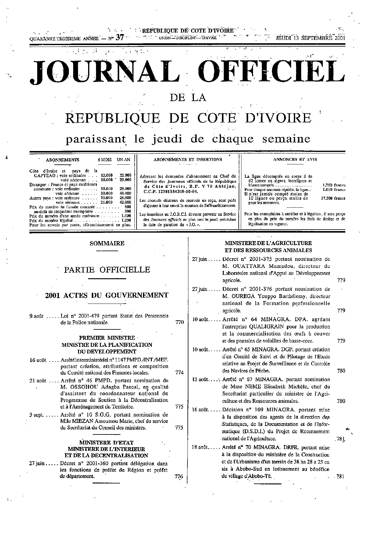 JO 2001-037